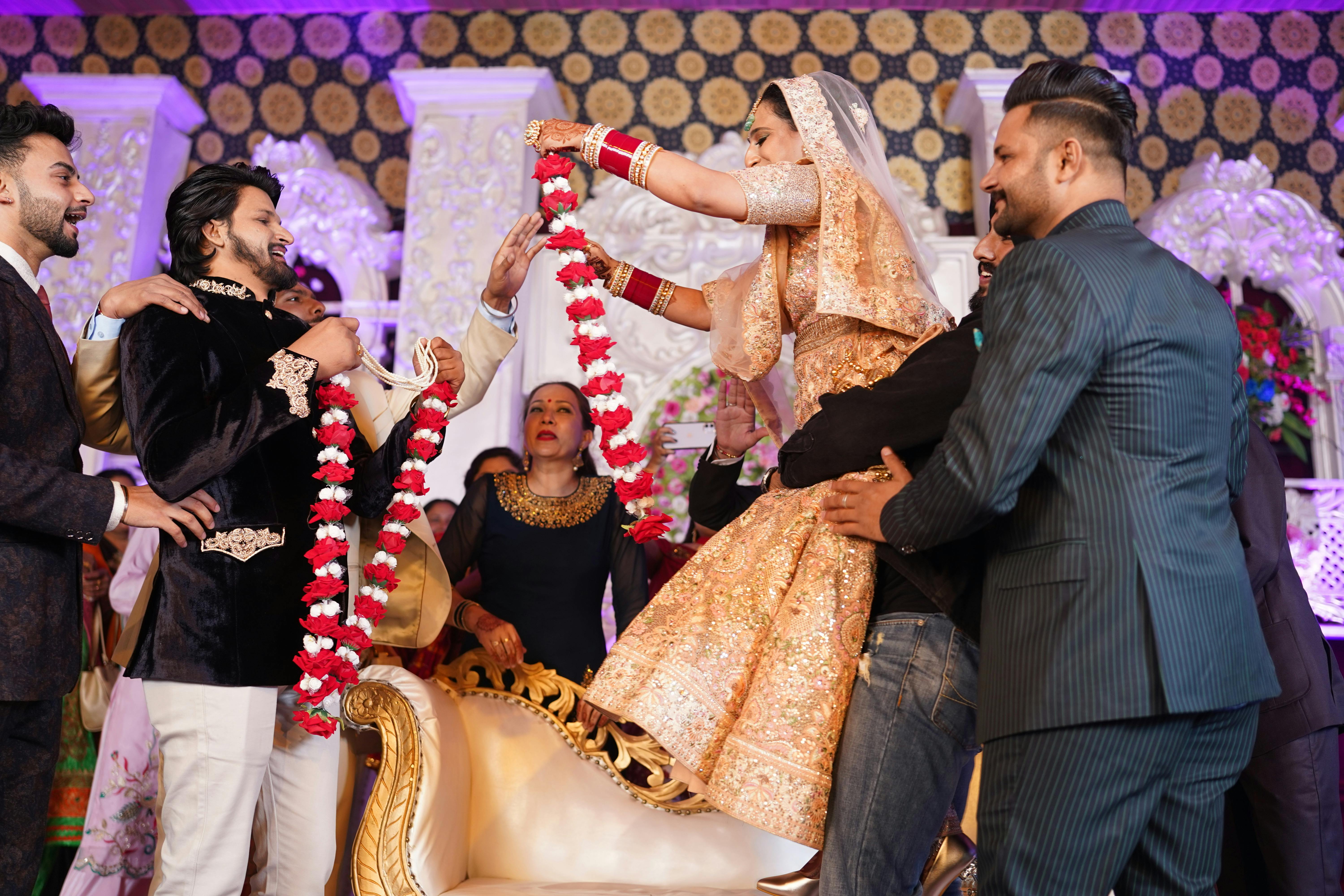 Family members at home